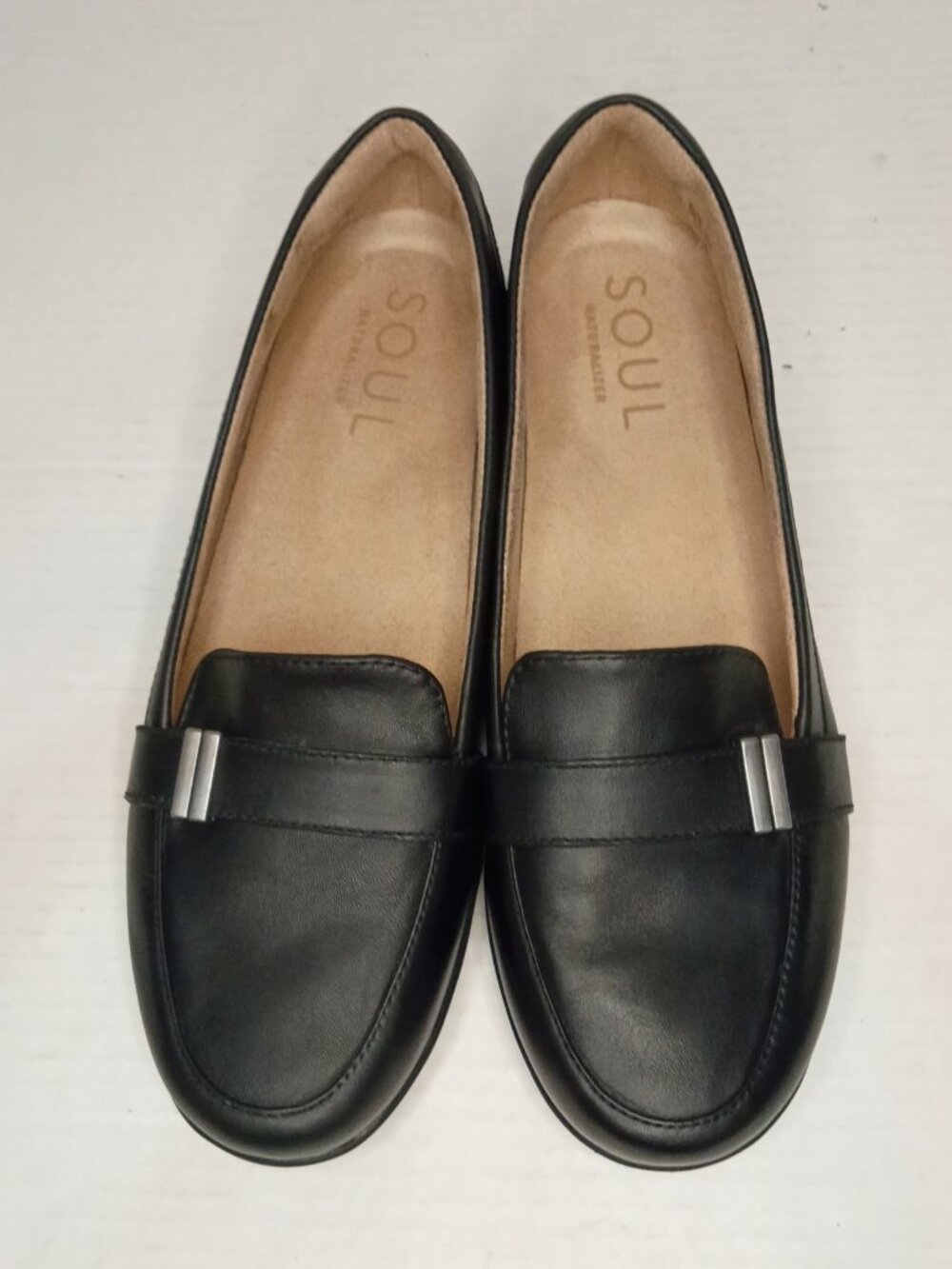 SOUL Naturalizer Kentley Black Leather Loafers Women’s Size 9.5M
